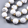 Natural Howlite Beads Strands G-T131-81A-3