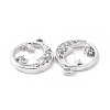 Alloy Rhinestone Pendants ALRI-C008-13P-2