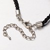 Nylon Cord Necklace Making MAK-J004-02P-3