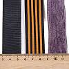 9Pcs 3 Styles Halloween Polyester & Polycotton Ribbons Sets SRIB-A015-03A-05-3