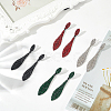 ANATTASOUL 4 Pairs 4 Colors Rhinestone Teardrop Dangle Stud Earrings EJEW-AN0004-73-7