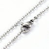 Non-Tarnish 304 Stainless Steel Pendant Necklaces NJEW-E147-01P-4