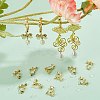 SOFPLATE 24Pcs Brass Screw On Clip-on Earring Findings KK-SP0001-20G-4