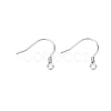 Anti-Tarnish Rhodium Plated 925 Sterling Silver Earring Hooks STER-N016-30P-2