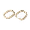 Brass Twister Clasps KK-L208-78G-2