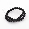 Dyed Natural Black Agate Beads Strands X-G-P088-14-6mm-2