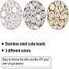 Unicraftale 60Pcs 3 Colors 304 Stainless Steel Beads STAS-UN0025-19-5
