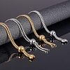 Unicraftale 304 Stainless Steel Slider Bracelet/Bolo Bracelets Making MAK-UN0001-02-2