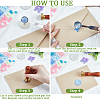 CRASPIRE 200Pcs Flower Sealing Wax Particles DIY-CP0009-28-6