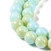 Baking Paint Glass Bead Strands GLAA-H031-01B-08-4