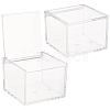 4 Grids Transparent Plastic Gift Boxes CON-WH0087-68A-1