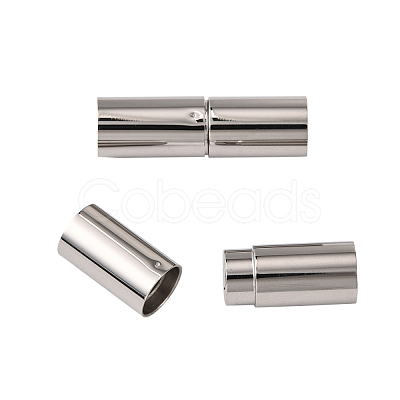 Tarnish Resistant 304 Stainless Steel Bayonet Clasps STAS-F108-12P-6mm-1