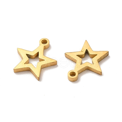 Ion Plating(IP) 304 Stainless Steel Charms STAS-M089-57G-1