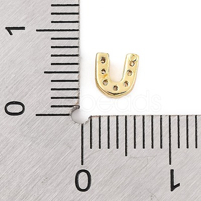 Rack Plating Brass Micro Pave Cubic Zirconia Cabochons KK-F874-04G-U-1