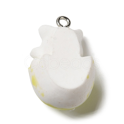 Cute Opaque Resin Pendants RESI-L038-08P-05-1