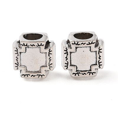 Tibetan Style Alloy European Beads FIND-C060-026AS-1