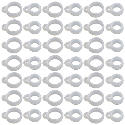 Gorgecraft 60Pcs 2 Style Silicone Pendant SIL-GF0001-42C-1