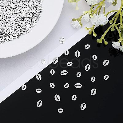 CHGCRAFT 400Pcs 2 Styles 304 Stainless Steel Connector Charms STAS-CA0001-59-1