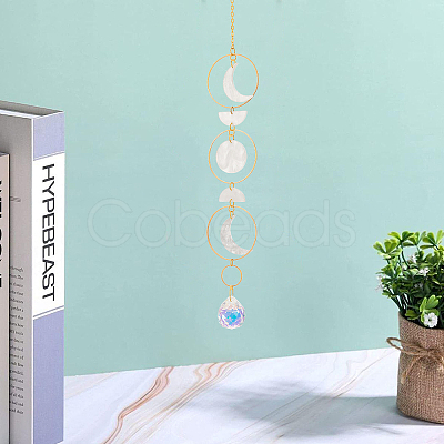 Plastic Pendants Decorations HJEW-WH0039-06-1