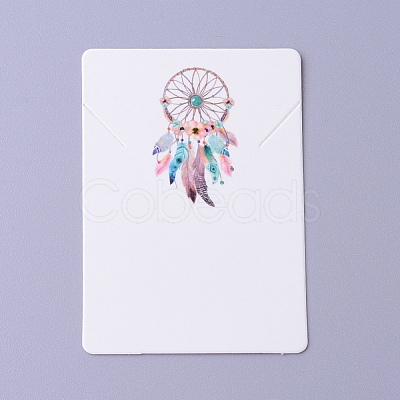 Cardboard Necklace Display Cards CDIS-F002-07B-1