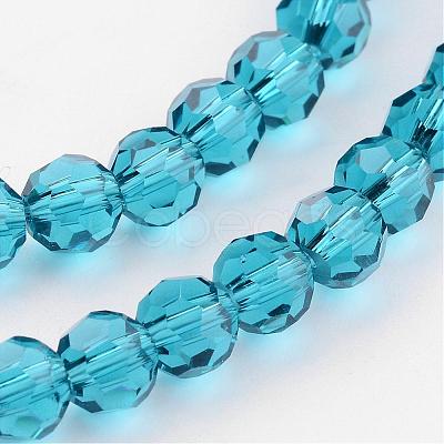 Transparent Glass Bead Strands GLAA-G013-4mm-51-1