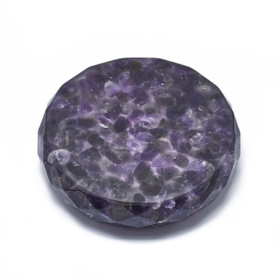 Natural Amethyst Ashtray Display Decorations DJEW-F007-B01-1