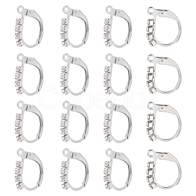 Unicraftale 16Pcs 304 Stainless Steel Leverback Earring Findings STAS-UN0041-59-1