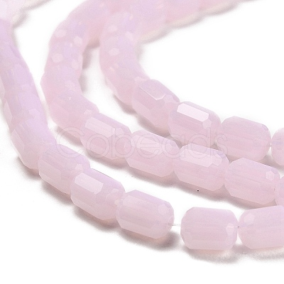 Imitation Jade Glass Beads Strands GLAA-G112-06B-1