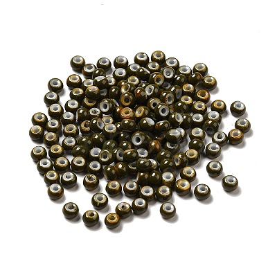 6/0 Opaque Glass Seed Beads SEED-P005-A15-1