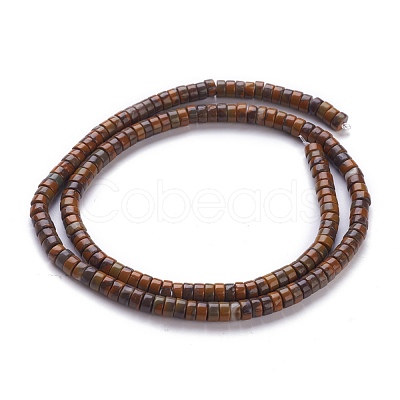 Natural Bamboo Leaf Stone Beads Strands G-H230-22-1