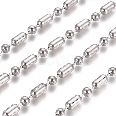 Non-Tarnish 304 Stainless Steel Ball Chains CHS-L024-025H-1