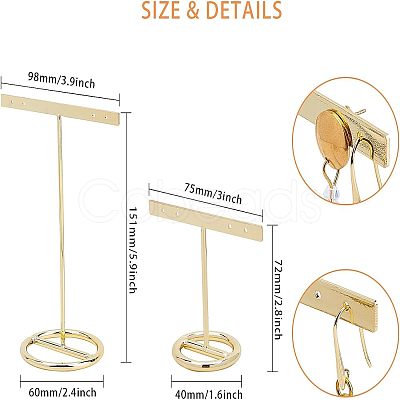 Iron Earring Display Stands EDIS-WH0007-02-1