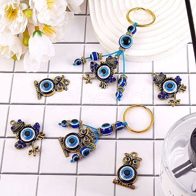 12Pcs 2 Style Alloy Pendants FIND-SZ0002-51-1