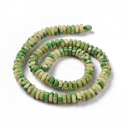 Handmade Polyester Clay Beads Strand X-CLAY-P001-04B-1