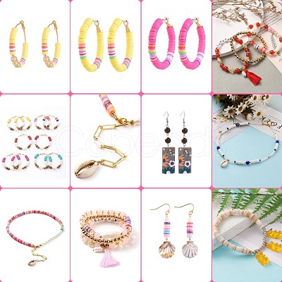 DIY Heishi Beads Jewelry Kits DIY-SZ0001-02-6mm-1