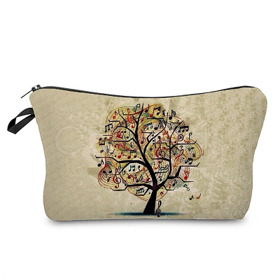 Tree of Life Pattern Polyester Waterpoof Makeup Storage Bag PW-WG5E2D2-01-1