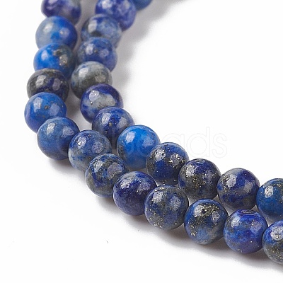 Natural Lapis Lazuli Beads Strands G-F662-04-3mm-1