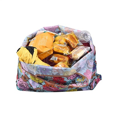 6Pcs 6 Styles Foldable Eco-Friendly Nylon Grocery Bags ABAG-SZ0001-13B-1