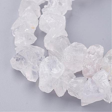 Natural Quartz Crystal Beads Strands G-F336-03-1