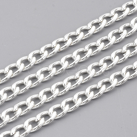 304 Stainless Steel Cuban Link Chains CHS-T002-03B-1