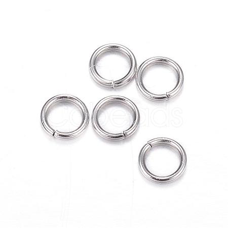 Tarnish Resistant 304 Stainless Steel Jump Rings STAS-D447-08-1