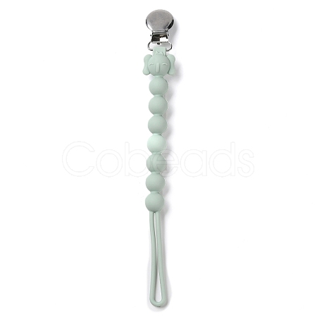 Elephant Silicone Baby Pacifier Holder Chains SIL-P004-C02-1