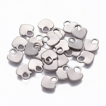 201 Stainless Steel Charms STAS-L234-061P-1