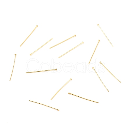 Brass Flat Head Pins KK-F824-114B-G-1