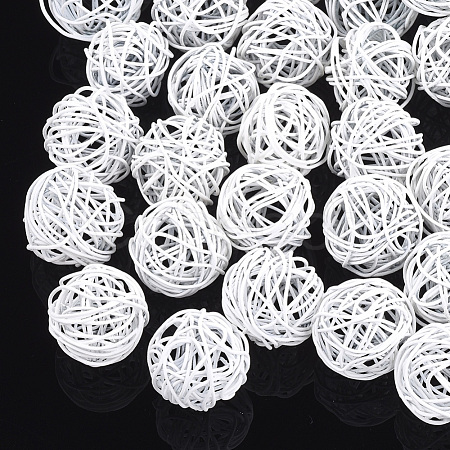 Spray Painted Eco-Friendly Iron Wire Beads IFIN-T009-10H-1