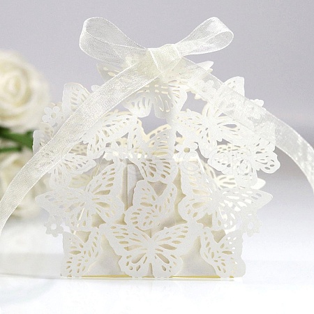 Creative Folding Wedding Candy Cardboard Boxes BUER-PW0001-154P-1