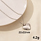 Vintage Stainless Steel Geometric Heart Pendant Necklace for Women