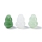 Transparent Glass Pendants, Gourd Charm, Mixed Color, 13.5~14x9~10x8.5~9.5mm, Hole: 1.4mm