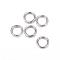 Tarnish Resistant 304 Stainless Steel Jump Rings, Open Jump Rings, Stainless Steel Color, 20 Gauge, 5x0.8mm, Inner Diameter: 3.4mm