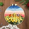 DIY Landscape Pattern Embroidery Kits for Beginners, Including Printed Cotton Fabric, Embroidery Thread & Needles, Embroidery Hoop, Colorful, 175x160mm